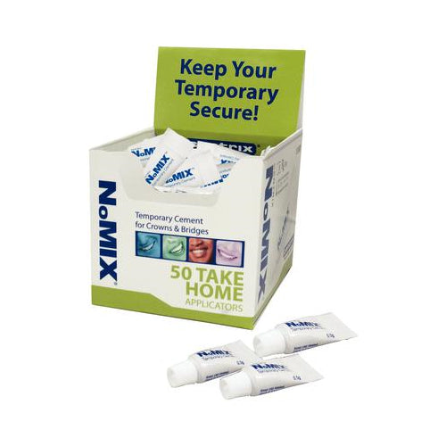 Centrix 310157 NoMix Temporary Dental Cement Unit Dose Dispenser 50/Bx 0.5 Gm Centrix 310157 NoMix Temporary Dental Cement Unit Dose Dispenser 50/Bx 0.5 Gm